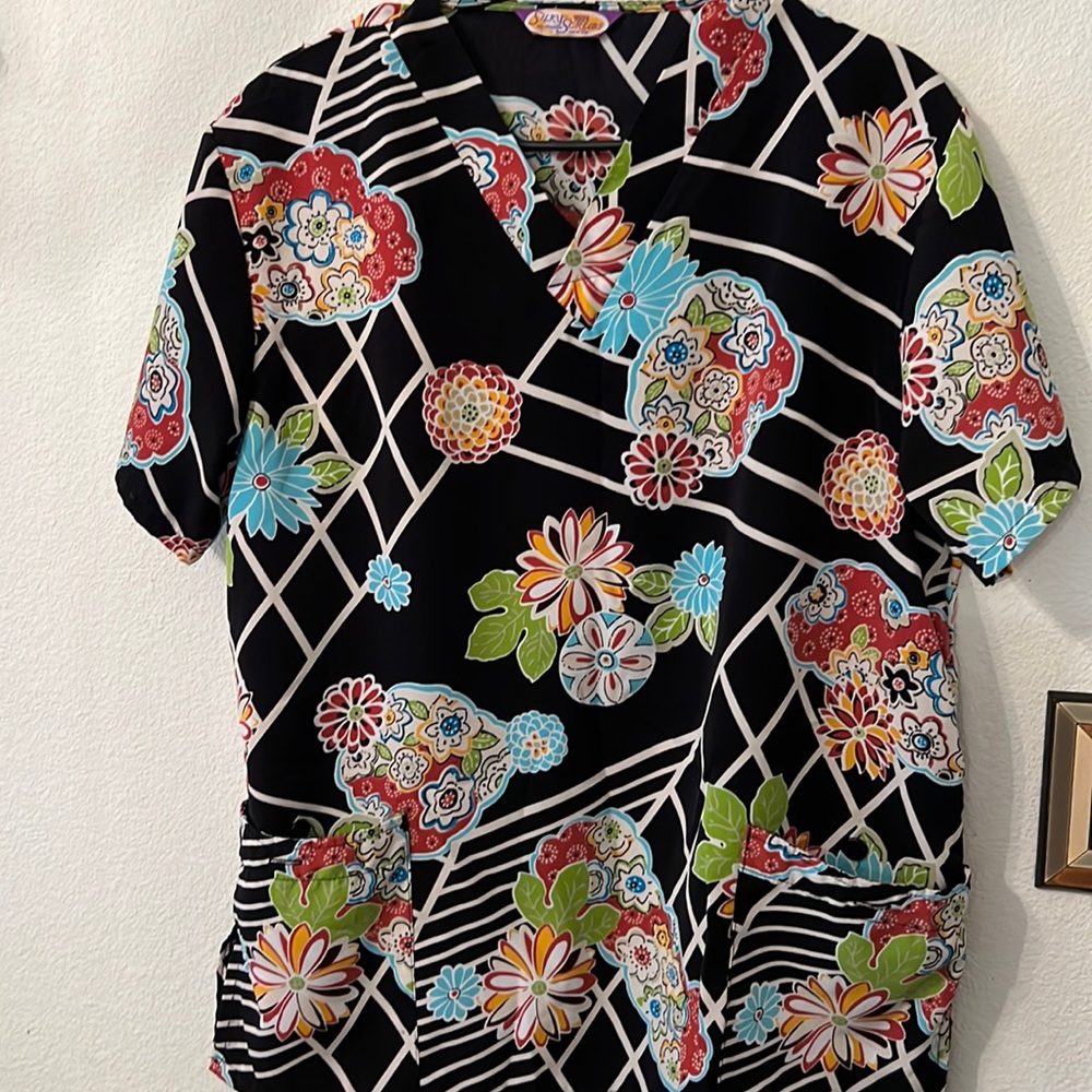 Vintage Silky scrub top.